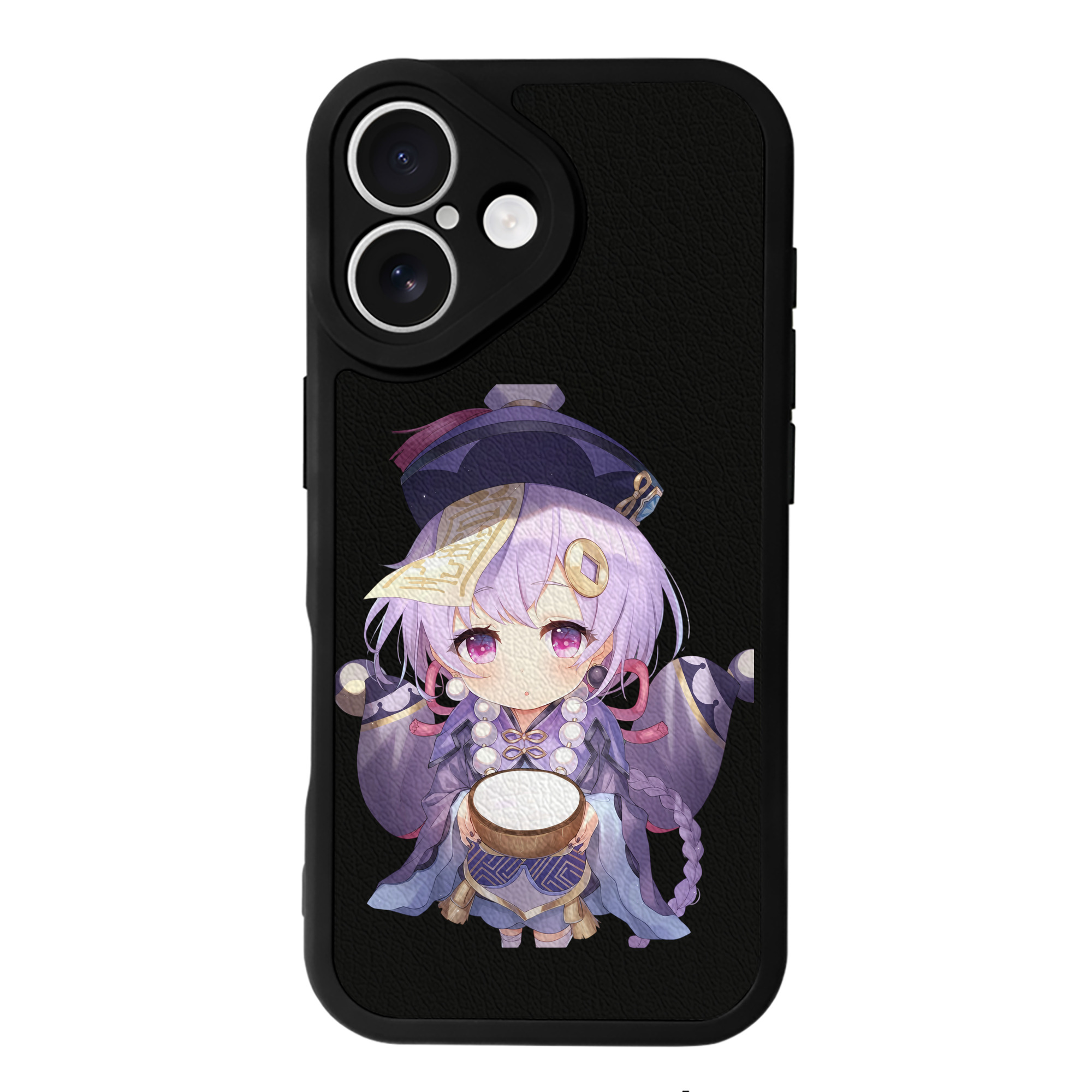 げんし神 七七 なな  genshin Nana 【iPhone 16シリーズ対応】シリコンスマホケース（レザー調） 材質：シリコン